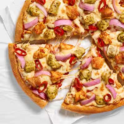 "Chicken Tikka Pizza ( Pizza hut) (Medium) - Click here to View more details about this Product